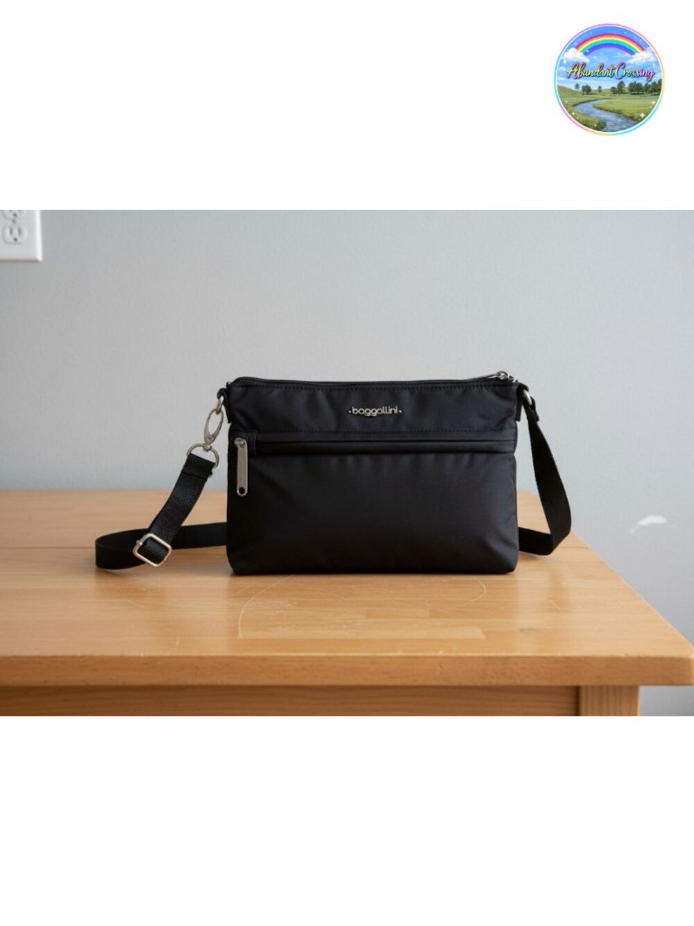Anti-Theft RFID Crossbody Bag Water Repellent Cut-Resistant Travel Purse